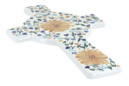 WR Unikat Yellow Daisy Décor — Polish Pottery