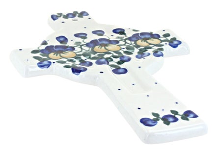 WR Unikat Pansies Décor — Polish Pottery