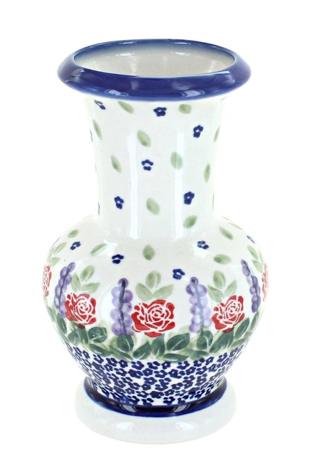 WR Unikat Roses Are Red Décor — Polish Pottery