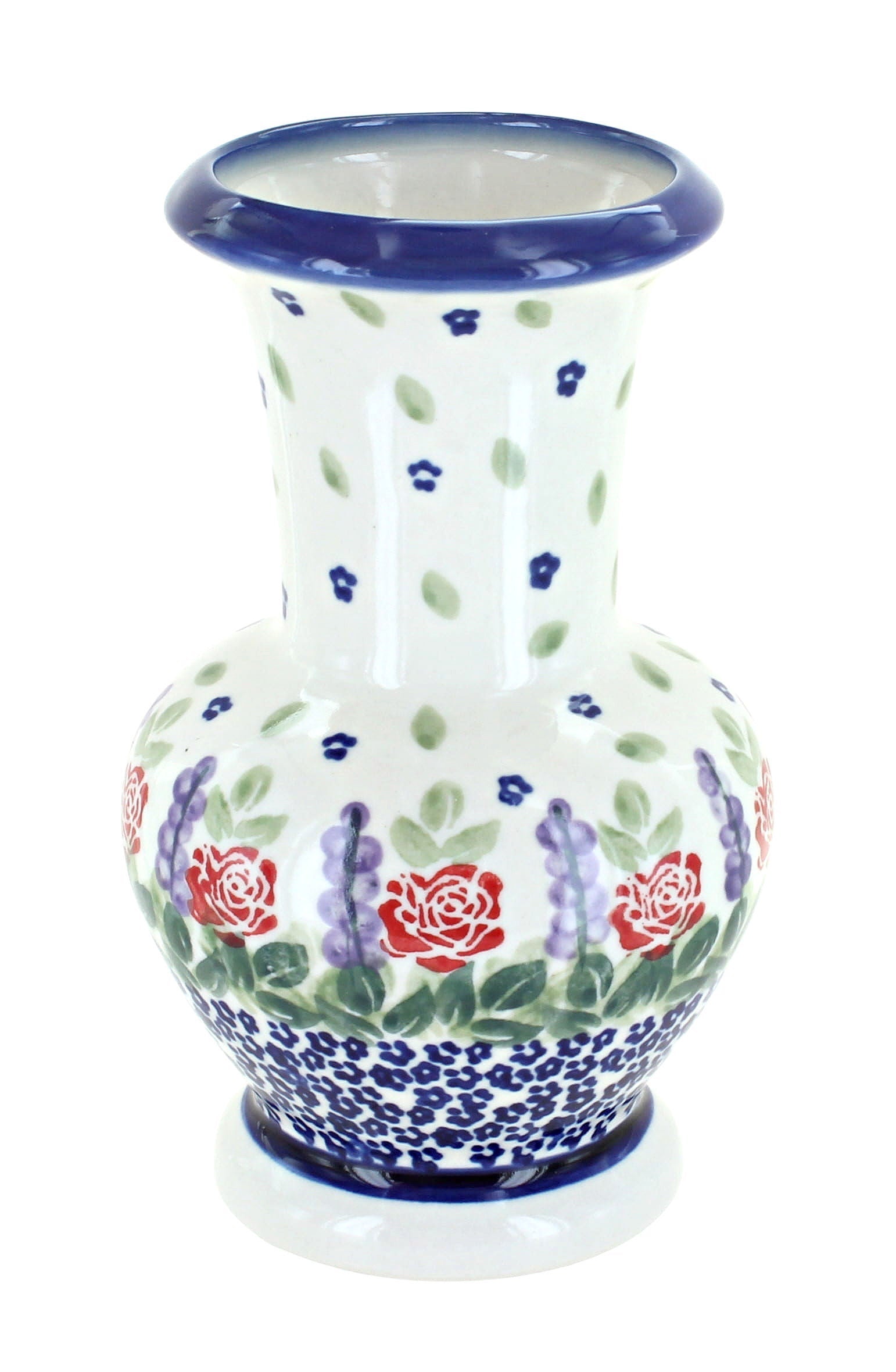 WR Unikat Roses Are Red Décor — Polish Pottery
