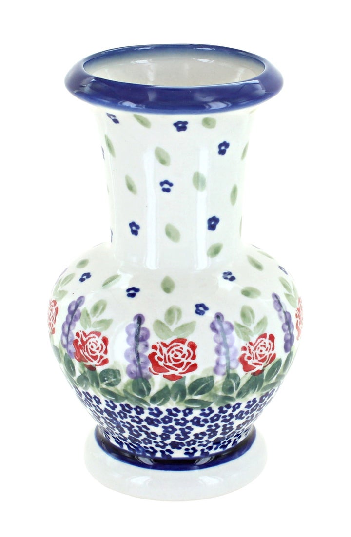 WR Unikat Roses Are Red Décor — Polish Pottery