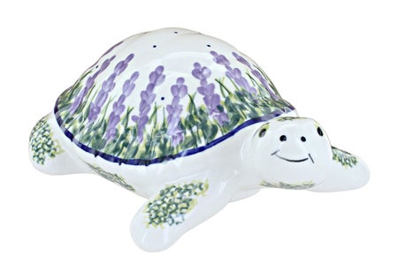 WR Unikat Lavender Fields Figurine — Polish Pottery