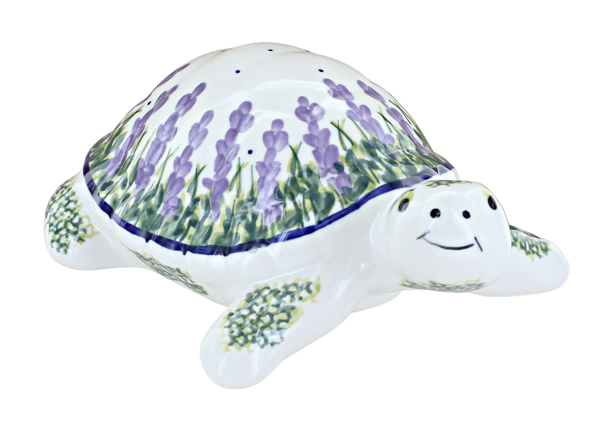 WR Unikat Lavender Fields Figurine — Polish Pottery