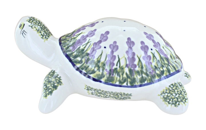 WR Unikat Lavender Fields Figurine — Polish Pottery