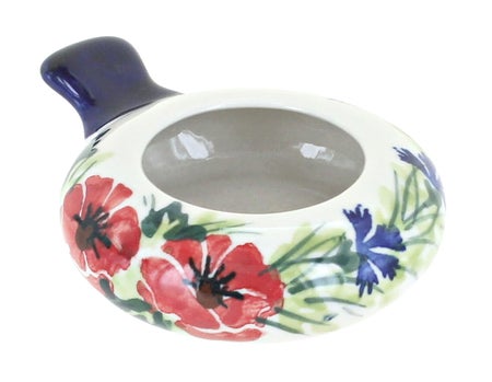 WR Unikat Cherry Red Bouquet Décor — Polish Pottery