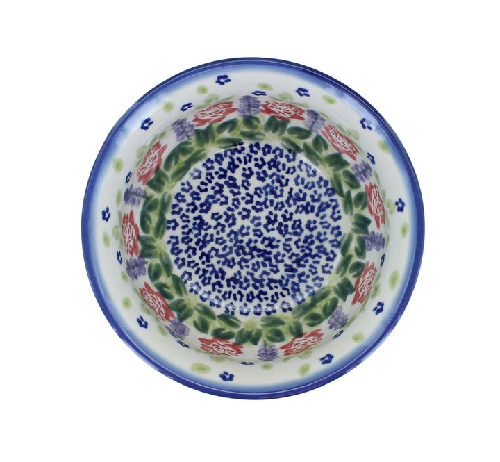 WR Unikat Roses Are Red Dining Plates & Bowls — Polish Pottery