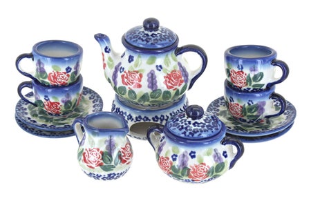 WR Unikat Roses Are Red Décor — Polish Pottery