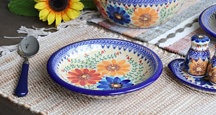 Vena Autumn Burst Dining Plates & Bowls — Polish Pottery