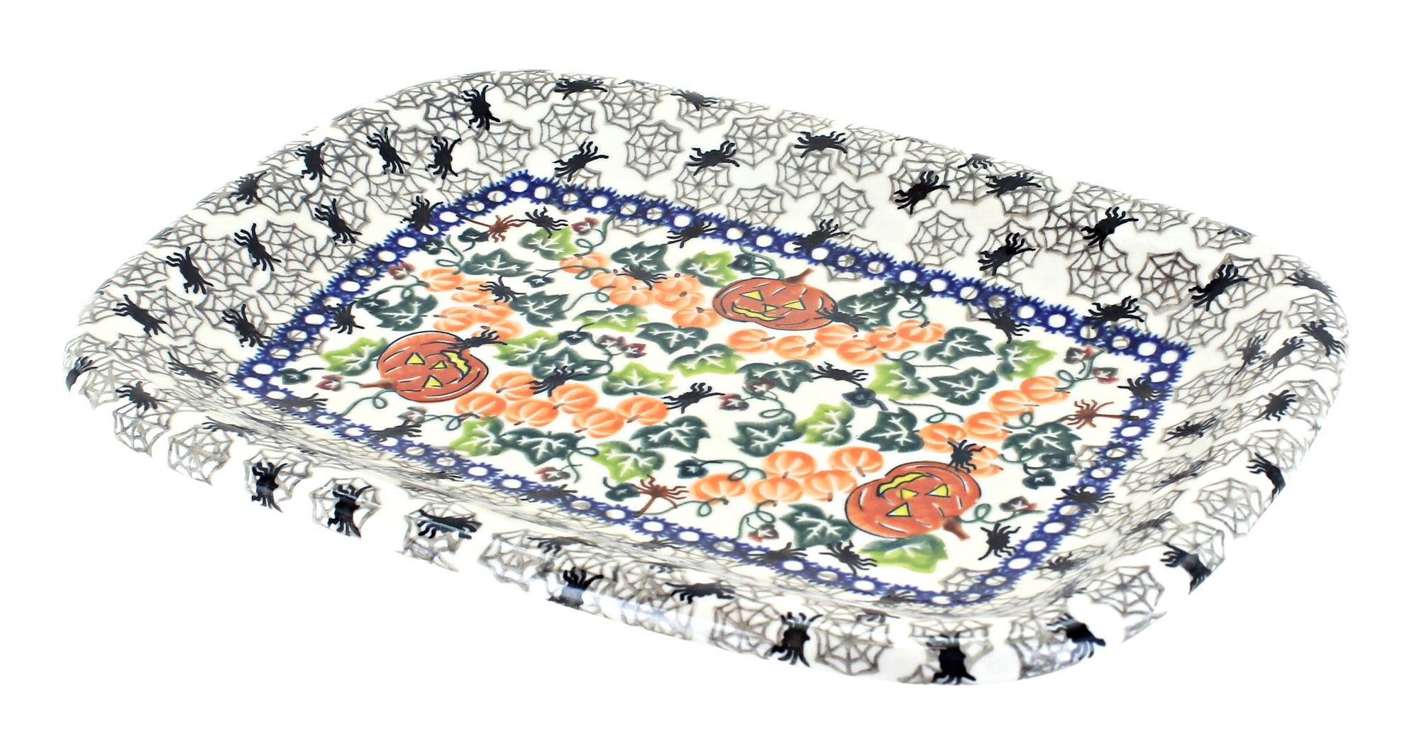 Vena Trick or Treat Medium Serving Piece — Polish Pottery