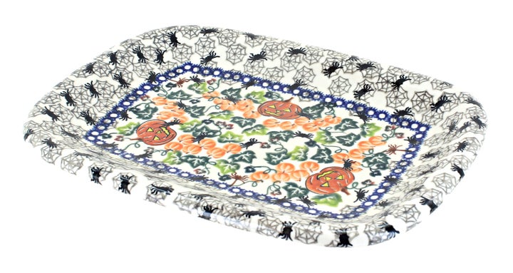 Vena Trick or Treat Medium Serving Piece — Polish Pottery