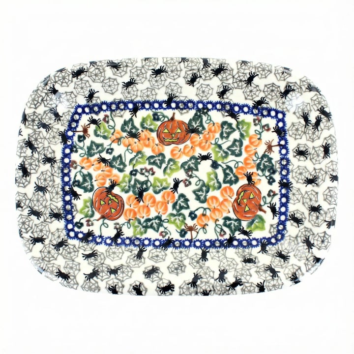Vena Trick or Treat Medium Serving Piece — Polish Pottery
