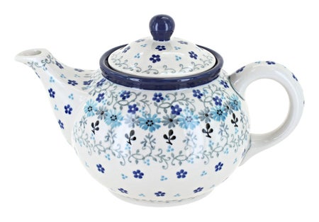 Ceramika Artystyczna Celeste Teapot — Polish Pottery