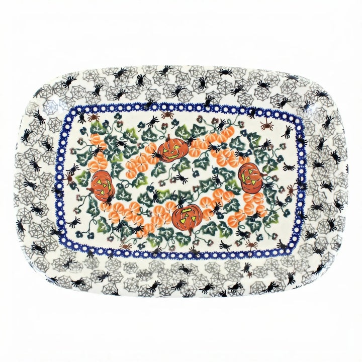 Vena Trick or Treat Large Serving Piece — Polish Pottery