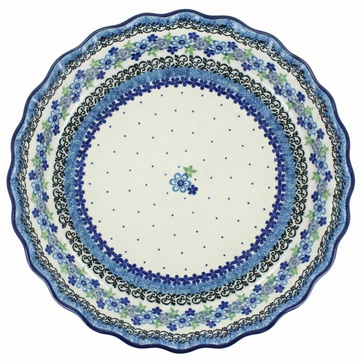 Ceramika Artystyczna Eliza Pie Plate — Polish Pottery