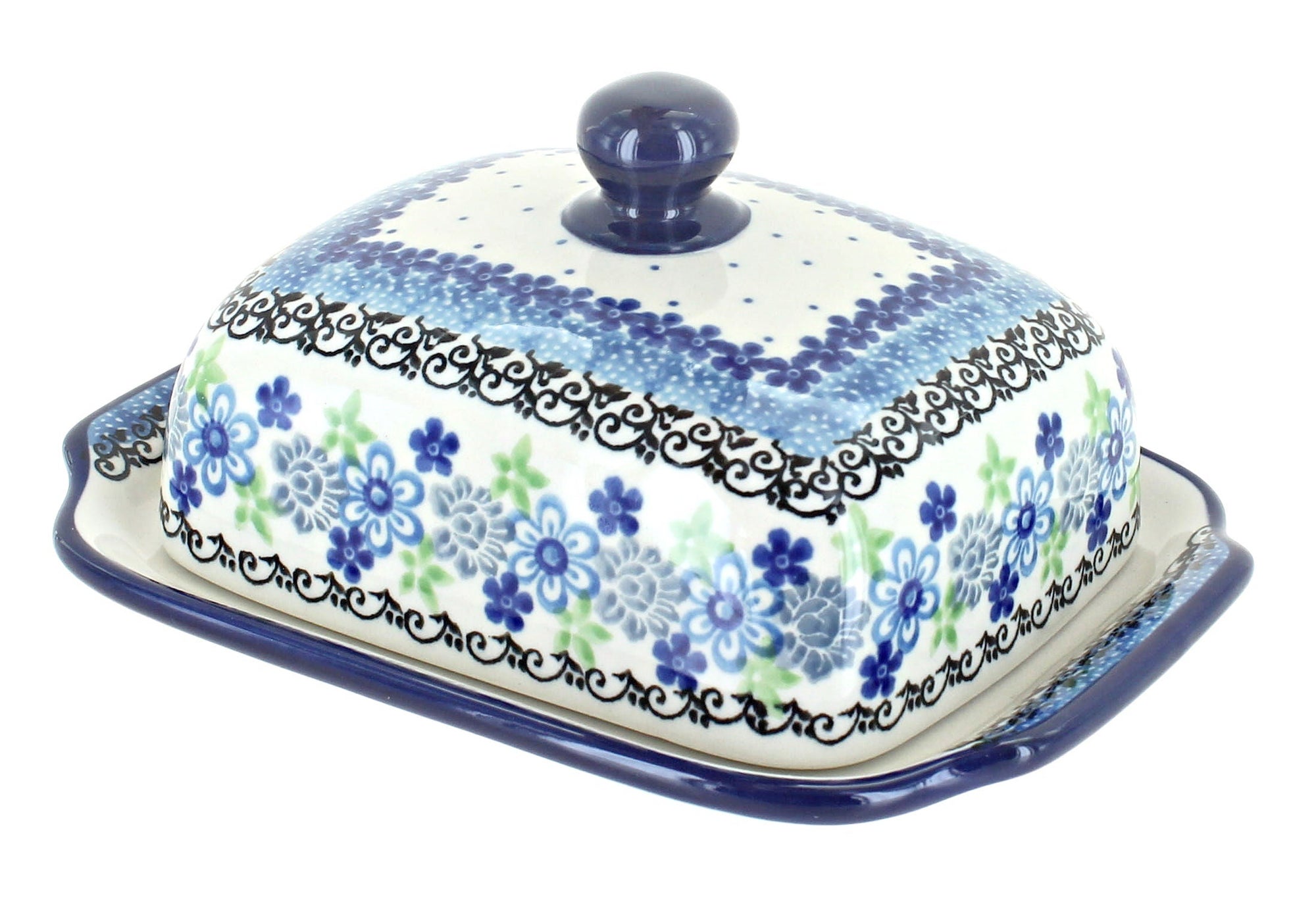Ceramika Artystyczna Eliza Butter Dish — Polish Pottery