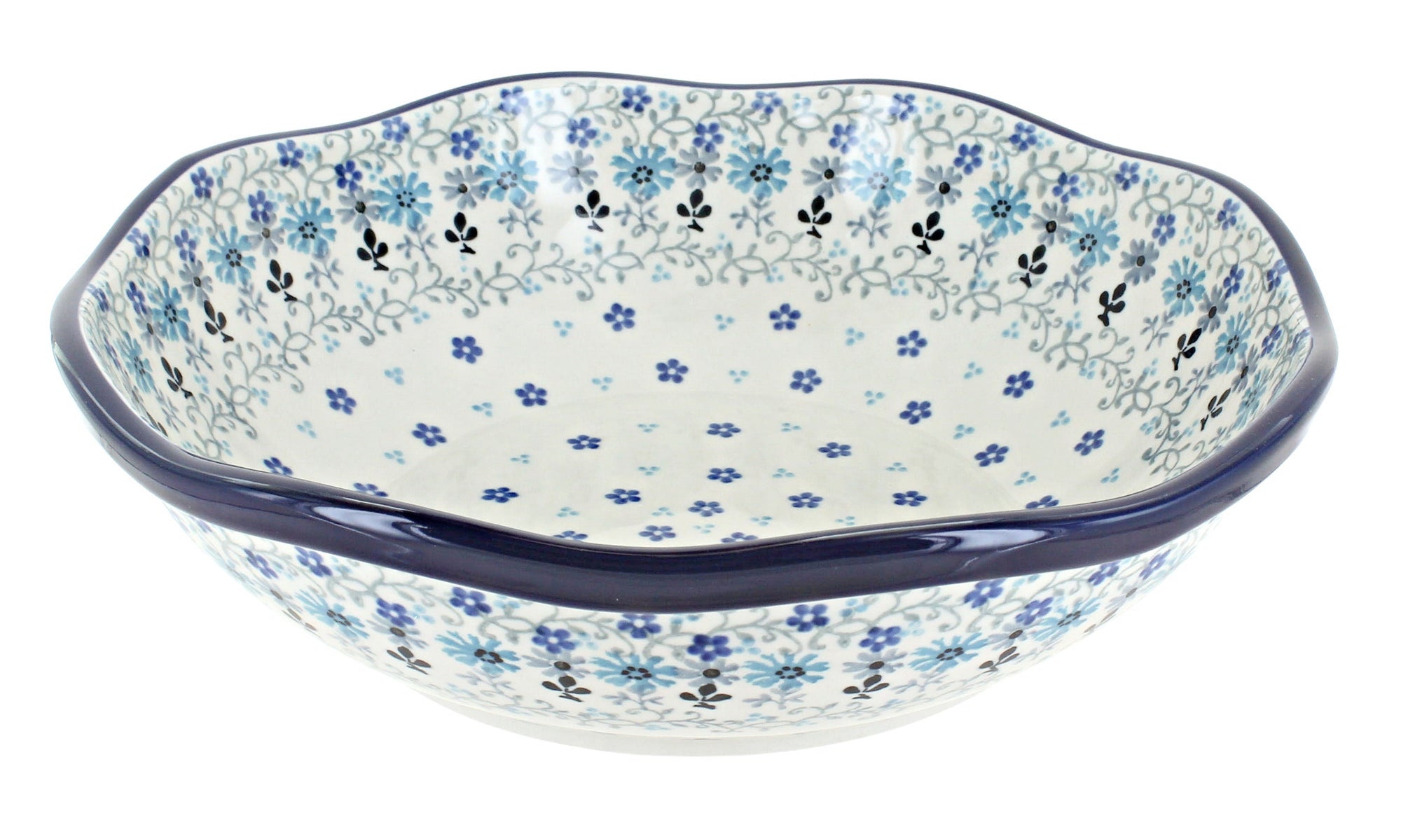 Ceramika Artystyczna Celeste Large Serving Piece — Polish Pottery
