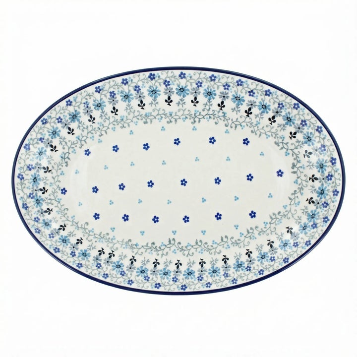 Ceramika Artystyczna Celeste Large Serving Piece — Polish Pottery