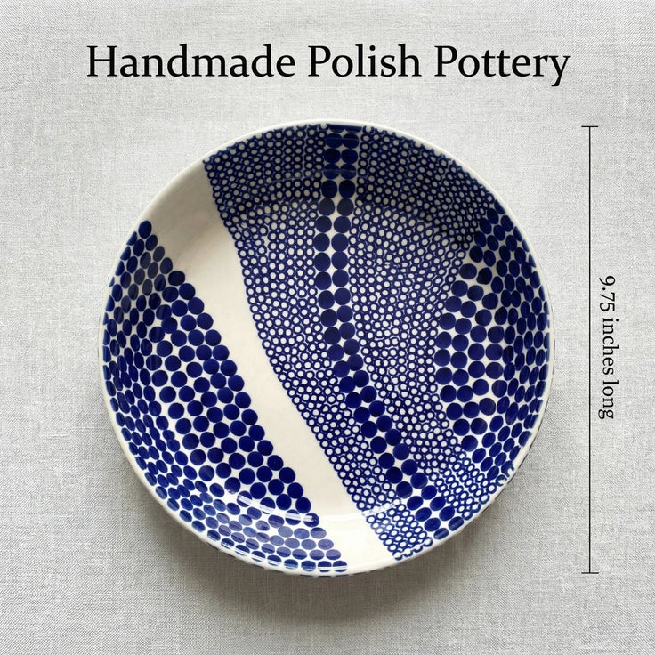 Detail image of Zaklady Zara Pie Plate — Polish Pottery