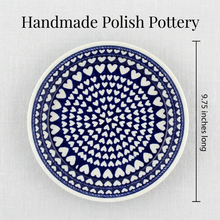 Zaklady Valentina Pie Plate — Polish Pottery