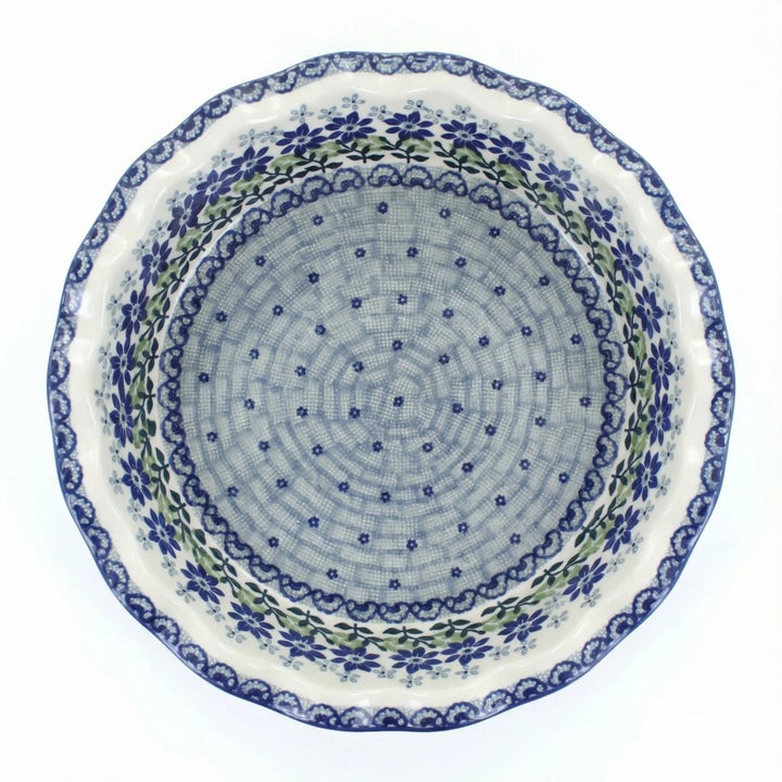 Manufaktura Hallsey Pie Plate — Polish Pottery