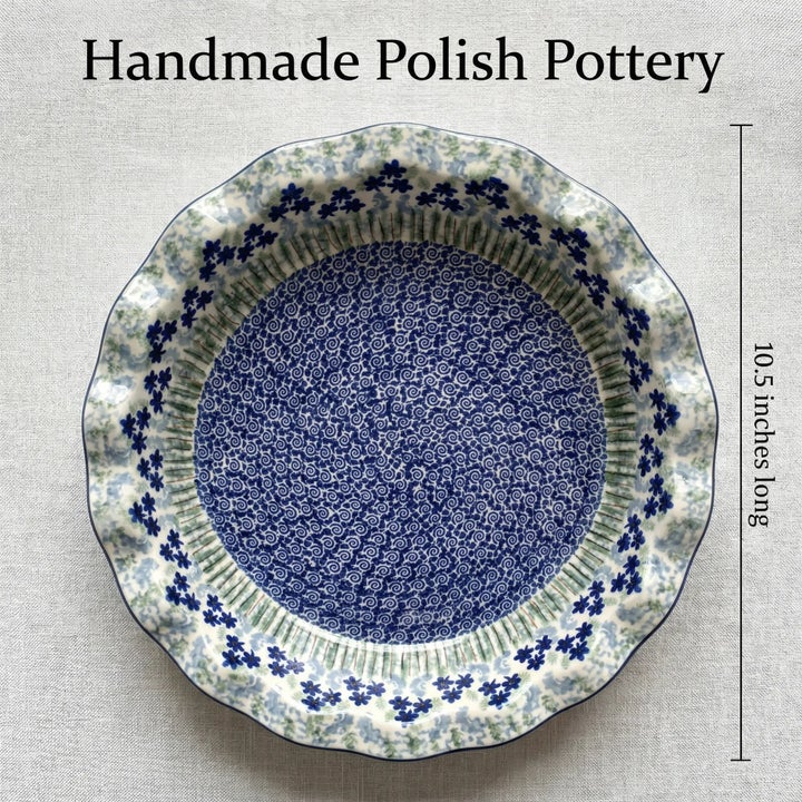 Manufaktura Brienna Pie Plate — Polish Pottery