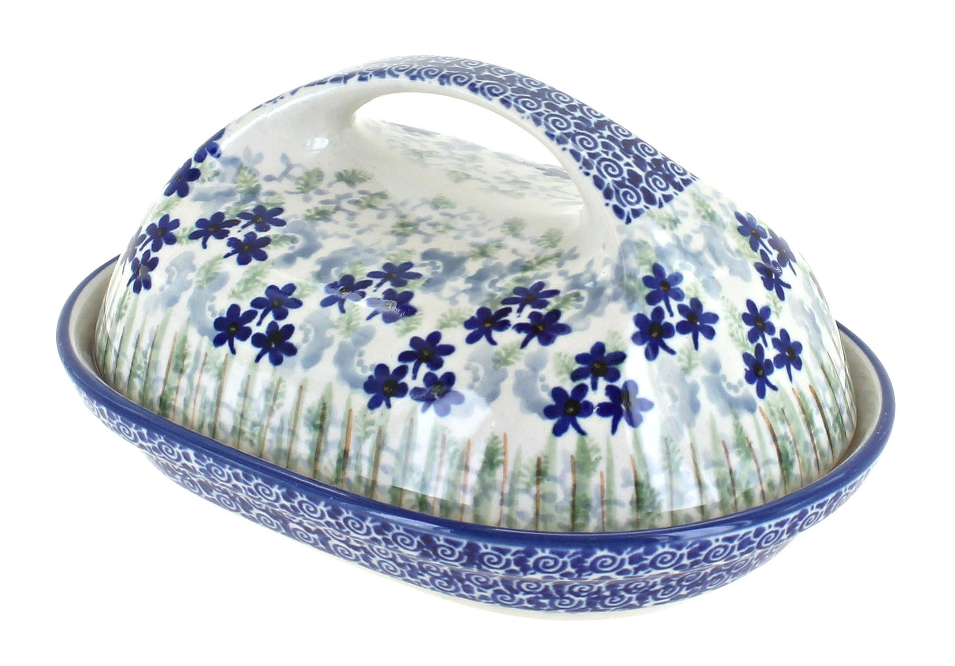 Manufaktura Brienna Butter Dish — Polish Pottery