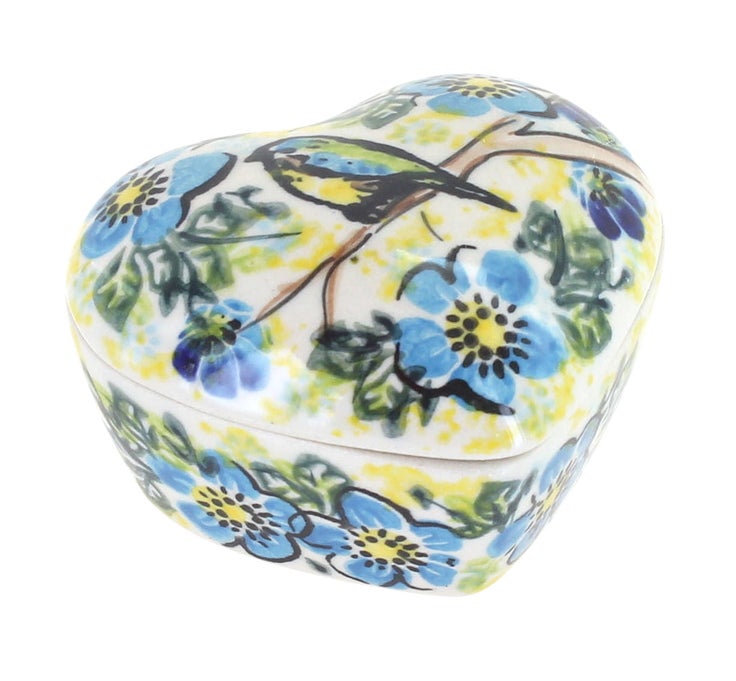 Detail image of Vena Bluebird Garden Décor — Polish Pottery