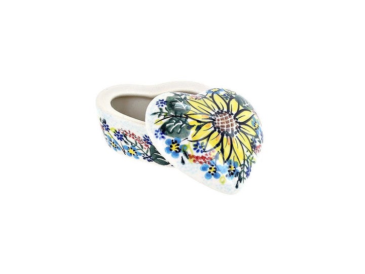 Vena Sunflower Maze Décor — Polish Pottery