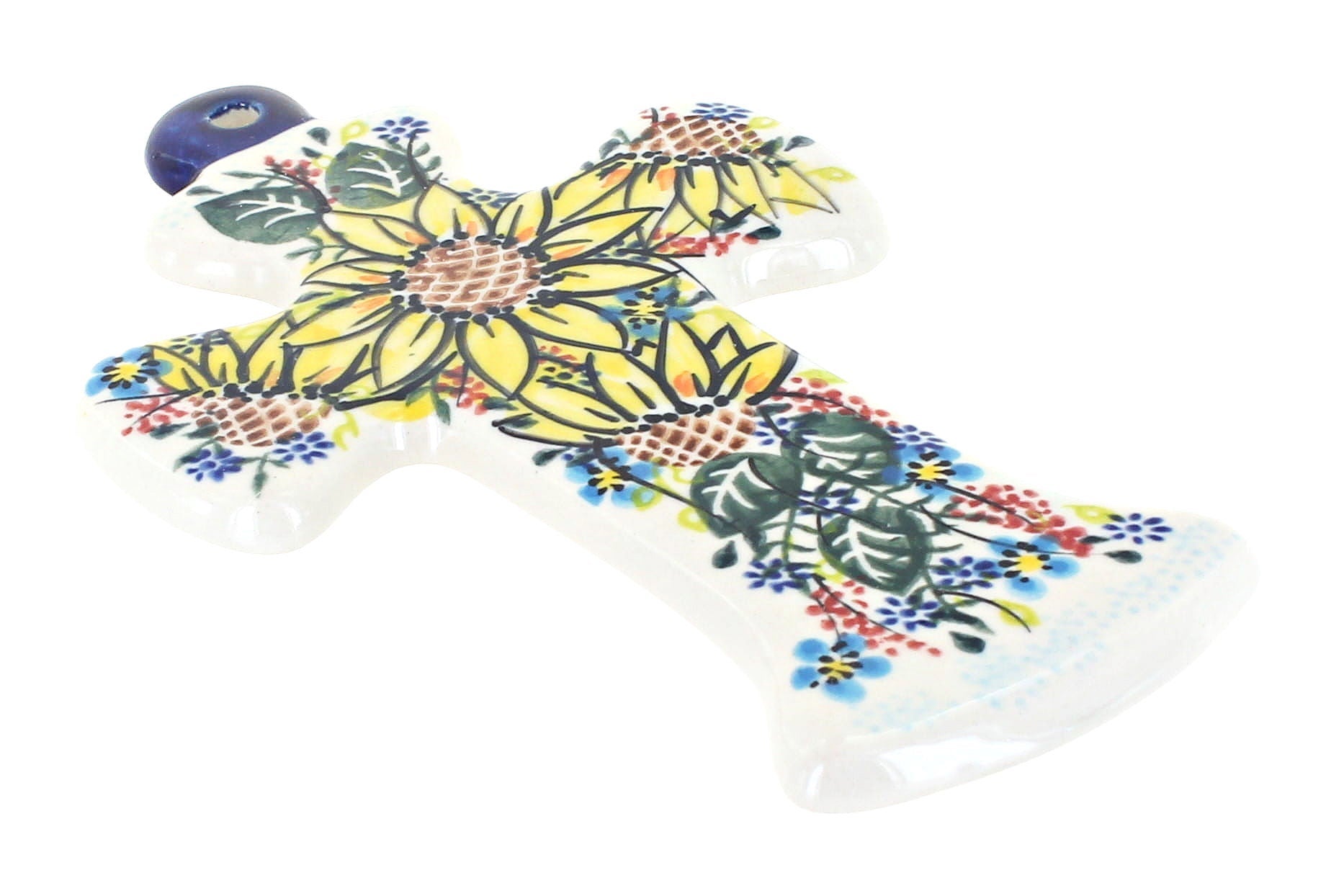 Vena Sunflower Maze Décor — Polish Pottery