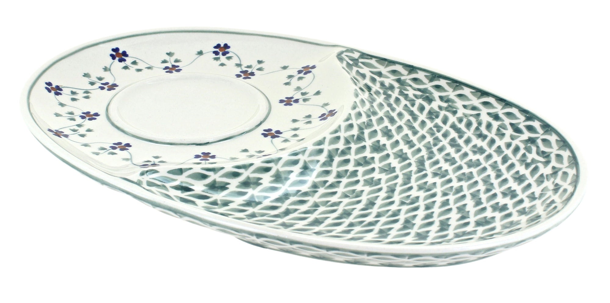 Manufaktura Sage Floral Dining Plates & Bowls — Polish Pottery