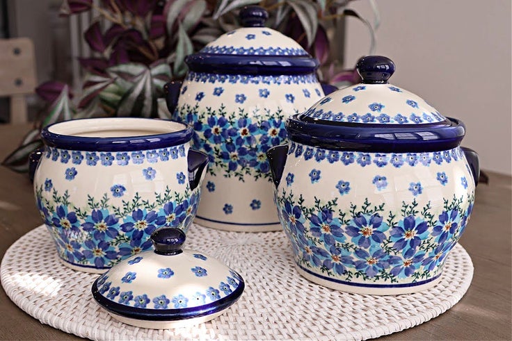 Detail image of Zaklady Kalina Counter Storage — Polish Pottery