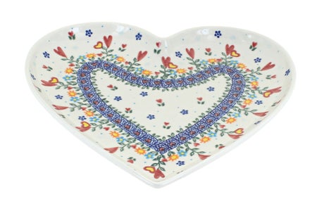 Vena Hearts & Flowers Décor — Polish Pottery