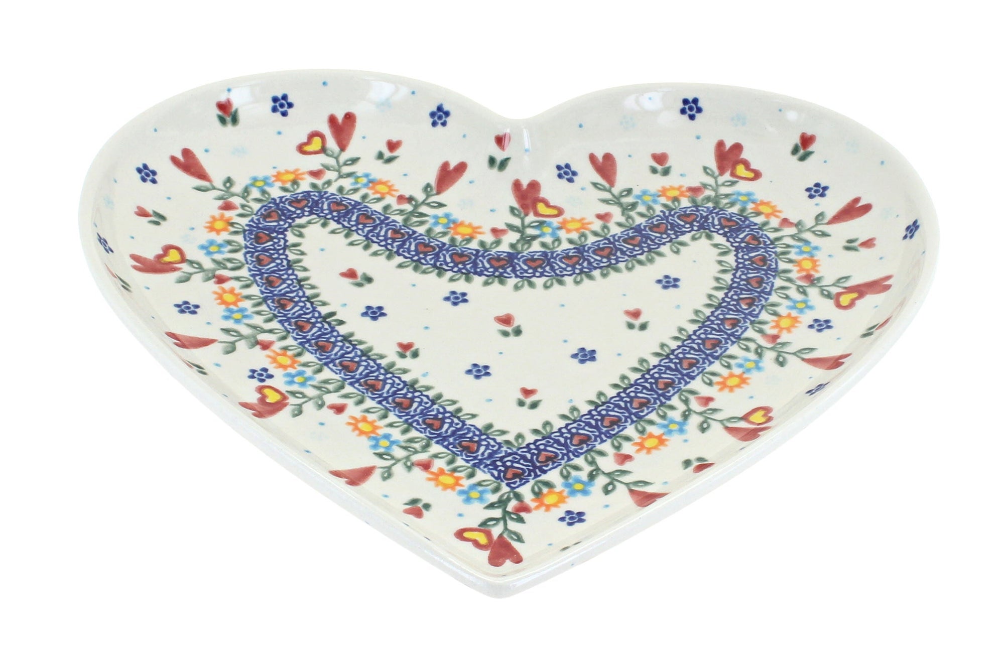 Vena Hearts & Flowers Décor — Polish Pottery