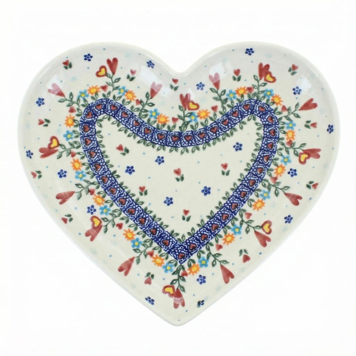 Vena Hearts & Flowers Décor — Polish Pottery