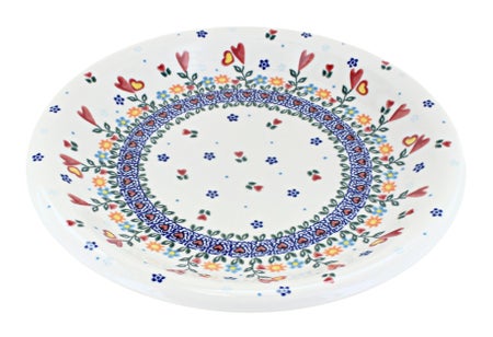 Vena Hearts & Flowers Dining Plates & Bowls — Polish Pottery