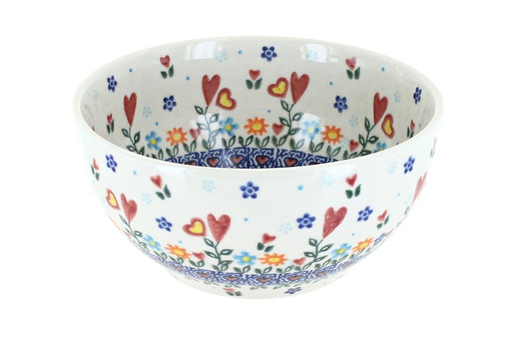 Vena Hearts & Flowers Dining Plates & Bowls — Polish Pottery