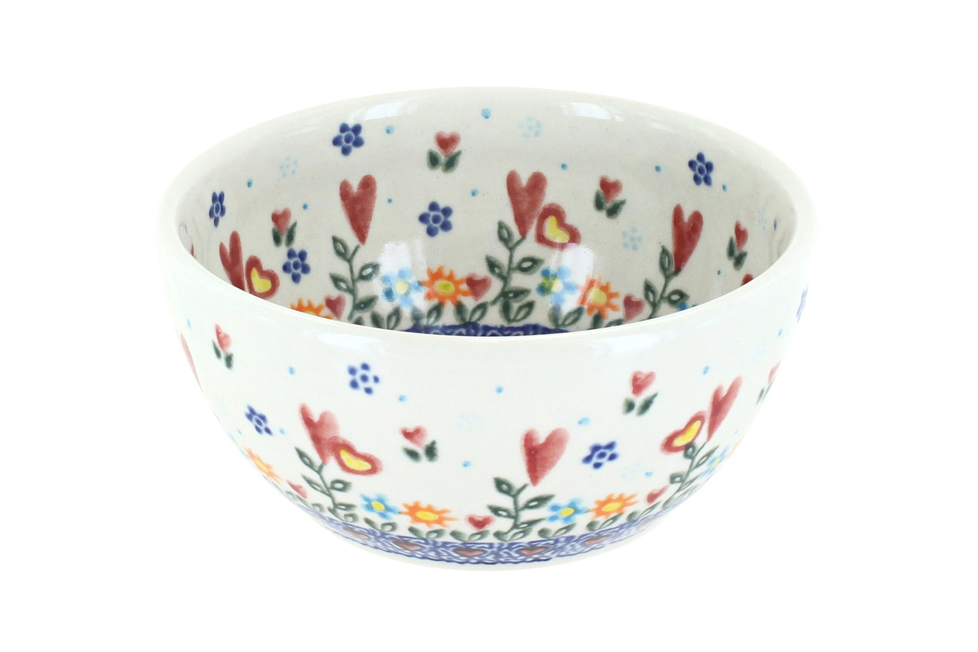 Vena Hearts & Flowers Dining Plates & Bowls — Polish Pottery