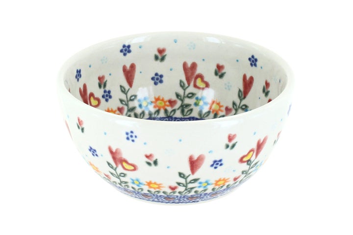 Vena Hearts & Flowers Dining Plates & Bowls — Polish Pottery