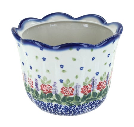 WR Unikat Roses Are Red Décor — Polish Pottery