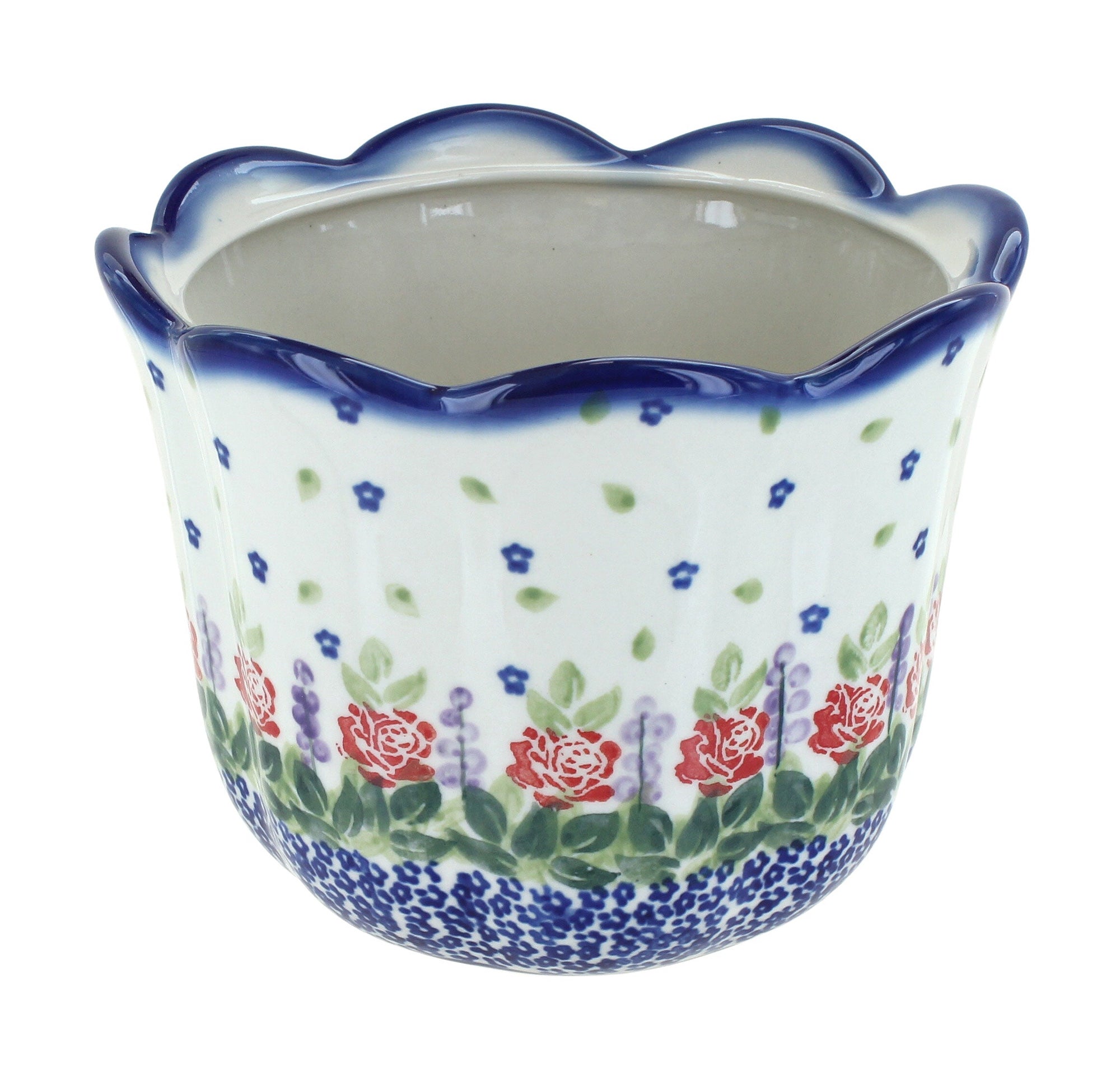WR Unikat Roses Are Red Décor — Polish Pottery