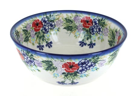WR Unikat Summer Garden Large Serving Piece — Polish Pottery
