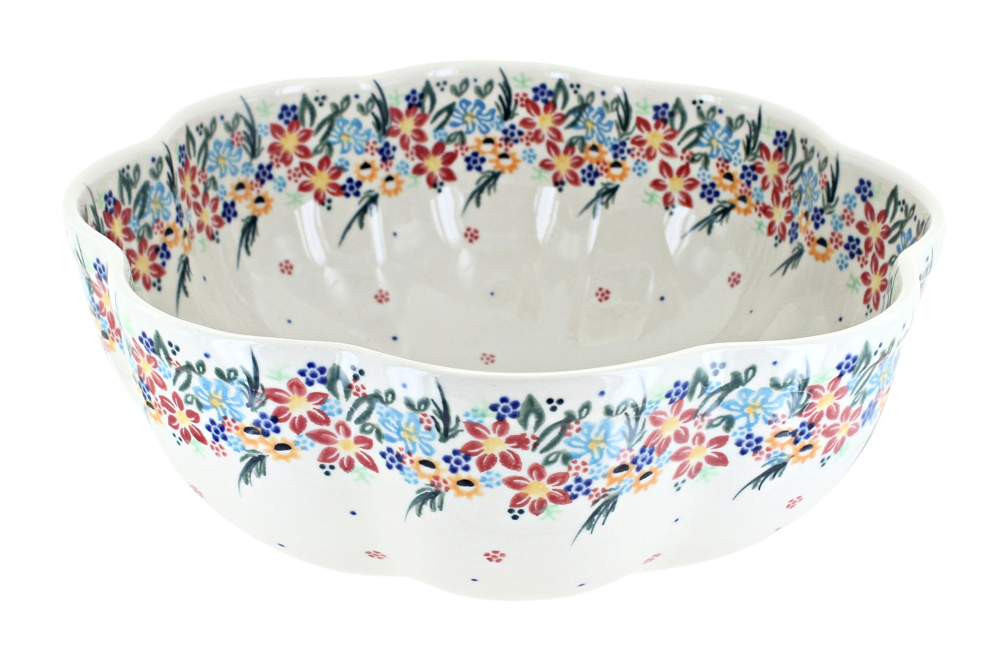 Vena Tara Large Serving Piece — Polish Pottery