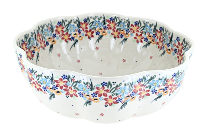 Vena Tara Large Serving Piece — Polish Pottery