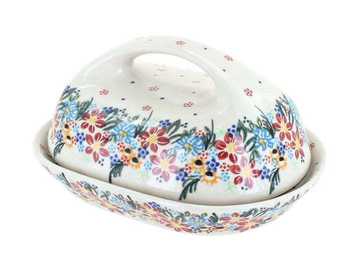 Vena Tara Butter Dish — Polish Pottery