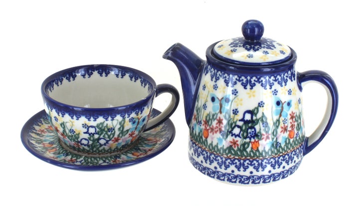 Vena Garden of Eden Teapot — Polish Pottery