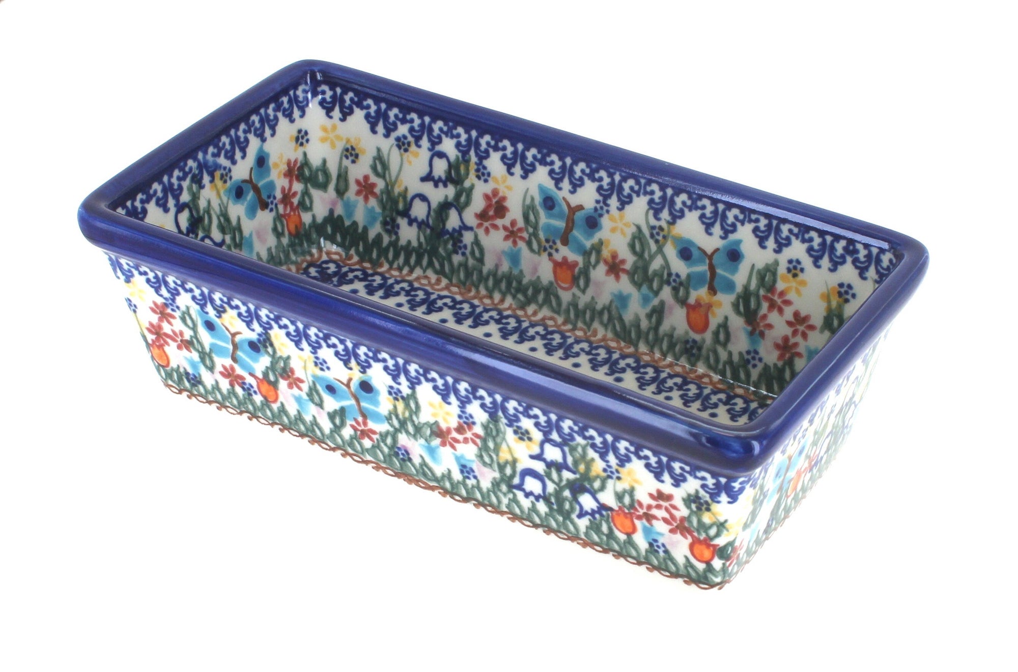 Vena Garden of Eden Loaf Baker — Polish Pottery