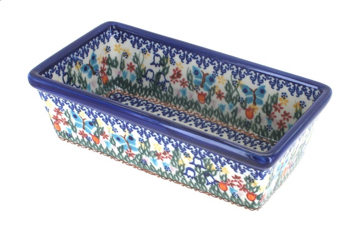 Vena Garden of Eden Loaf Baker — Polish Pottery