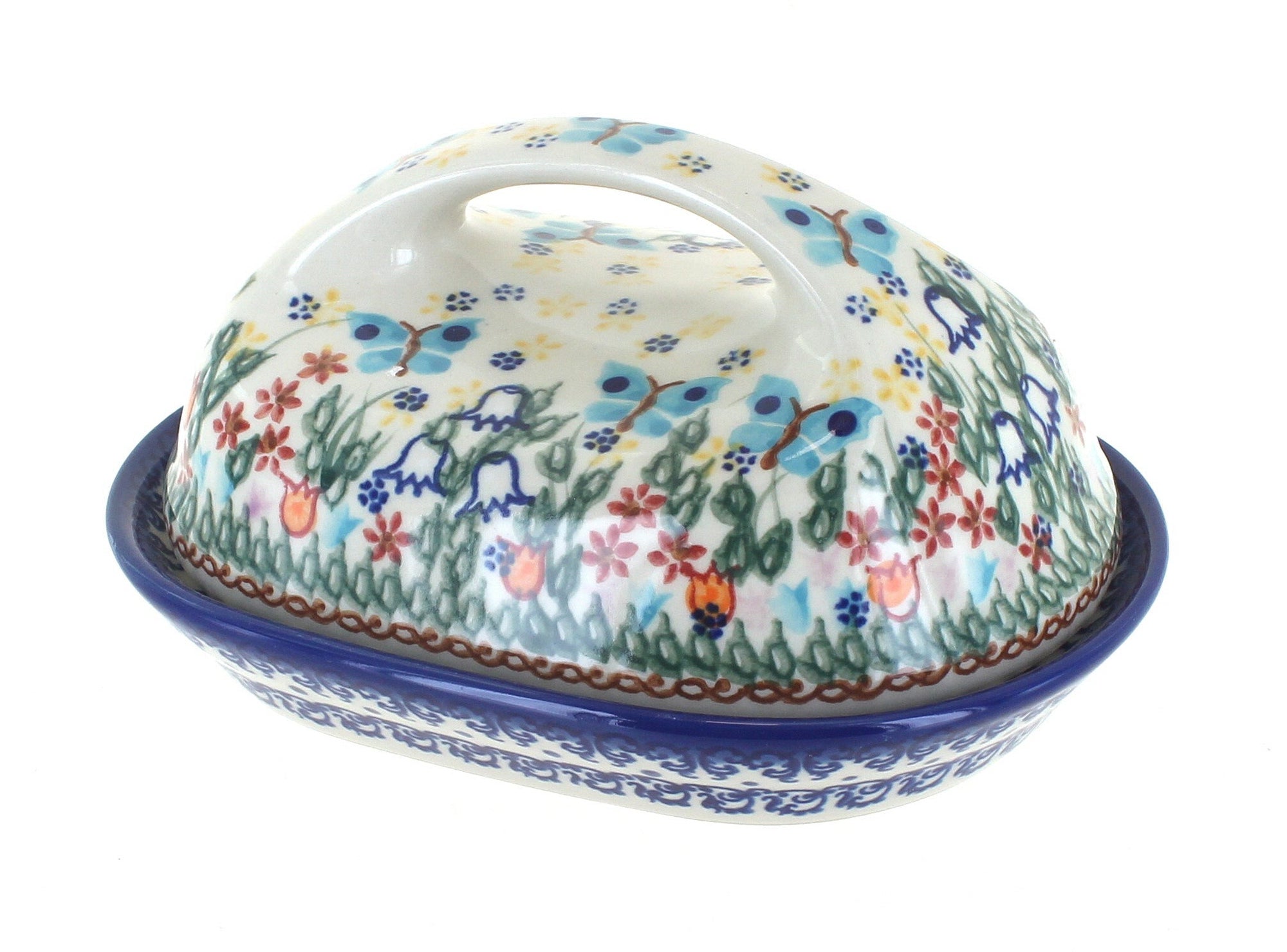 Vena Garden of Eden Butter Dish — Polish Pottery
