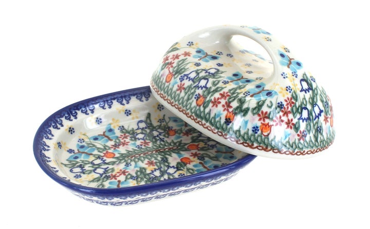 Vena Garden of Eden Butter Dish — Polish Pottery