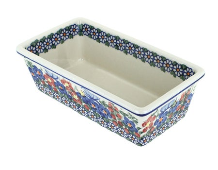 Vena Garden Butterfly Loaf Baker — Polish Pottery
